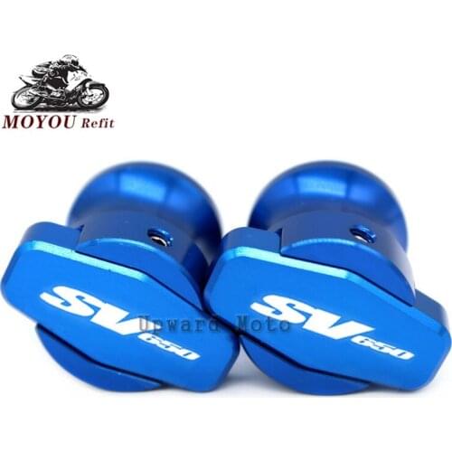 For SUZUKI SV650 SV650S SV650X SV 650 650S 650X Motorcycle Accessories stands screws Swin garm Swingarm Spools slider M8