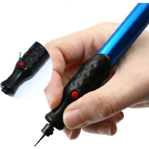 1pc Electric Engraving Pen DIY Craft Scripture with Wrench Grinding Head for Metal