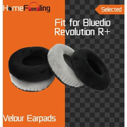 Homefeeling velour Earpads for Bluedio Revolution R+ Headphones Earpad Cushions Covers Velvet Ear Pad Replacement