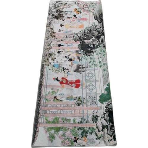 China Old Silk Thangka Like Hanging Painting Embroidery Figure Painting