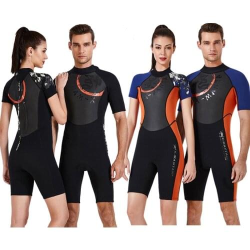 Shorty 3mm Neoprene Wetsuit Men Women Swimsuit For Diving Scuba Swimming Surfing Spearfishing Suit Triathlon Wet Suits
