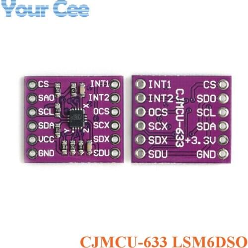 LSM6DSO 6DOF Attitude Module CJMCU-633 Sensor Module 3D Accelerometer and 3D Gyroscope