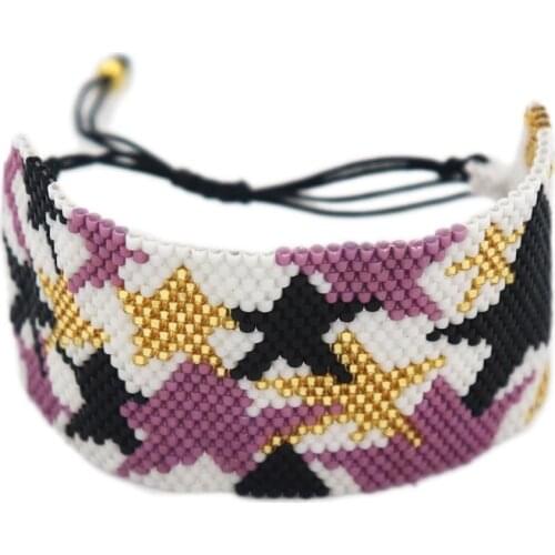 MIYUKI Bracelet For Women Boho Cuff Armband Star Jewelry Pulseras Mujer Moda 2020 New Bracelets Handmade Loom Woven stock