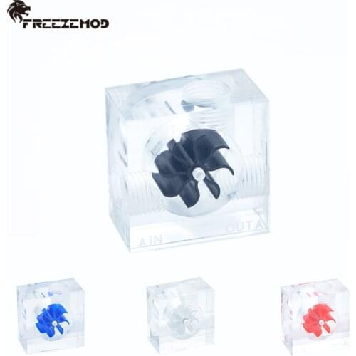 FREEZEMOD PC MOD Computer Water Cooling Water Flow Indicator 3 Way,Water Cooler For Water Flow Modding Modding,LSJ-PM3
