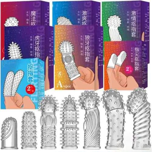 Male Finger Sex Toys Sex Crystal Spikes Rubbing To Stimulate Female Masturbation Orgasm Clean And Hygienic Reusable