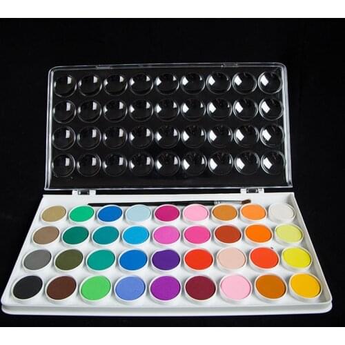 36 colors Solid gouache paint with colors water color paint art supplies in case for kids painting utensils Painting Materials