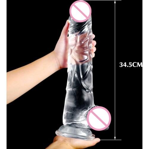 Huge Simulation Dildo Safety Material Penis with Powerful Sucker Female Masturbation Tool G-spot Vagina Stimulator Adult Product
