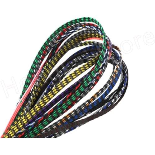 Ø4mm PP Cotton + PET Nylon Braided Sleeve Tube For The Protection Of Various Wires -60℃~125℃ All Color