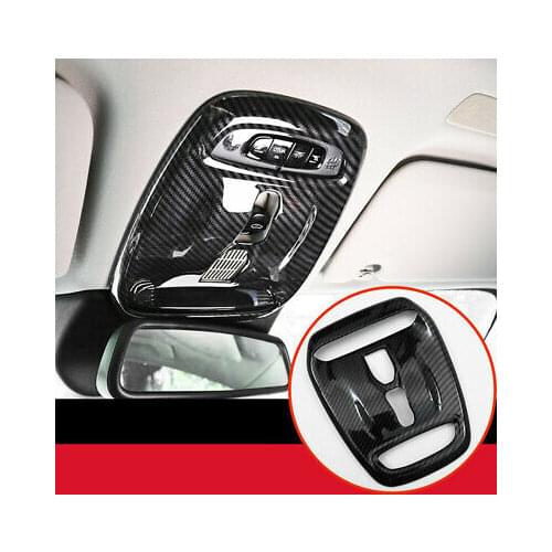 Carbon Fiber Look Inner Front Reading Light Lamp Cover For Volvo S90 / V90 17-19
