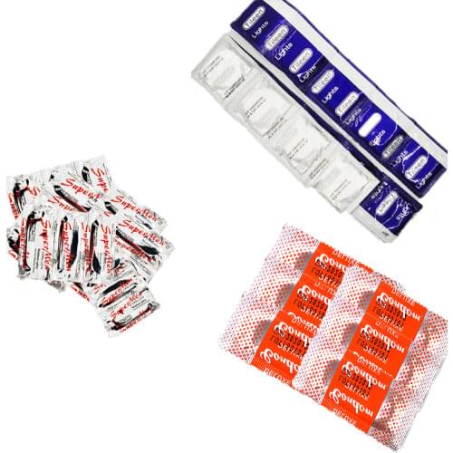 10pcs 20 pcs Large Oil Condom Delay Sex Dotted G Spot Condoms Intimate Erotic Toy for Men Safer Contraception Soomth Condom