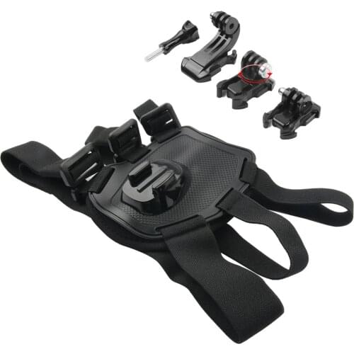 Adjustable Fetch Dog band for Gopro hero 9 8 7 6 5 4 Dog harness Chest Belt Strap Sports camera Mount Holder for SJCAM Xiaoyi