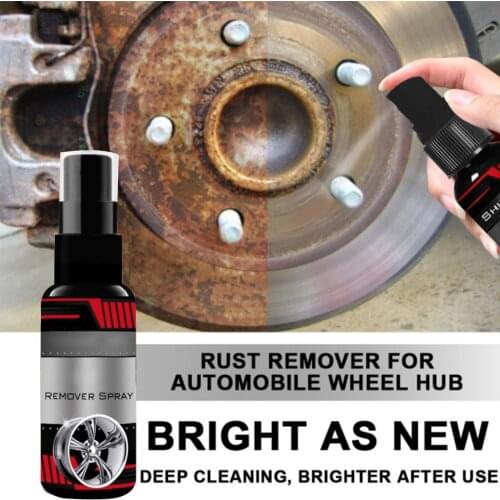 Car Tyres Rust Remover 50ml 100ml Powerful Rust Remover Antiseptic Spray Rust Inhibitor For Wheel Hub Cleaner