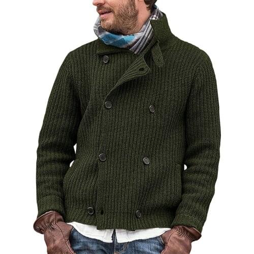 Spring Autumn 2021 Men' s Outwear Fashion Middle Length Causal Cardigan Men