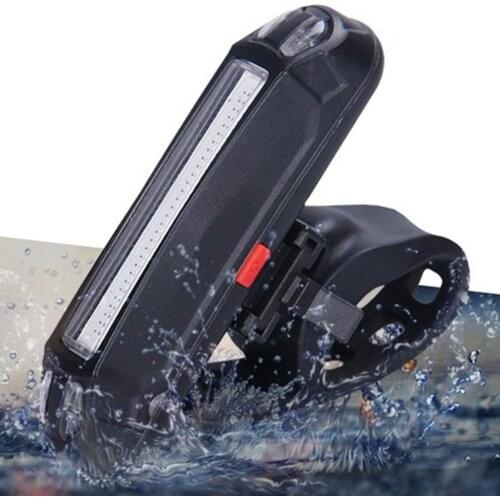 Bicycle Tail Light Bicycle Light USB Charging Warning Light Mountain Bike Taillight Energy-saving LED Lamp