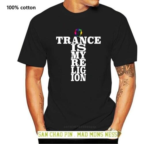 Pure Cotton Male A STATE OF TRANCE T-shirt O-neck Design T-Shirts Fashionable Tee Nice Short-sleeved Plus size
