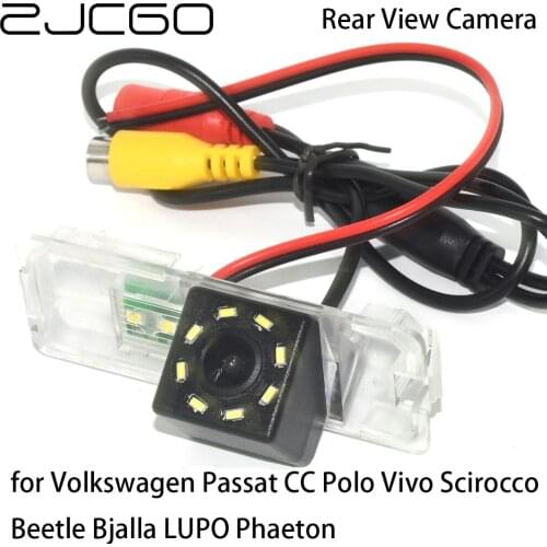 ZJCGO HD CCD Car Rear View Reverse Back Up Parking Camera for Volkswagen Passat CC Polo Vivo Scirocco Beetle Bjalla LUPO Phaeton