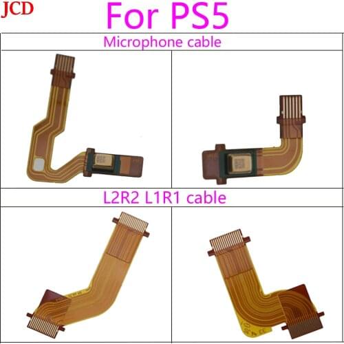 20 pcs Suitable For PS5 Controller Microphone Cable Replacement, And PS5 Left And Right Keyboard Button L2R2 L1R1 Flexible Cable