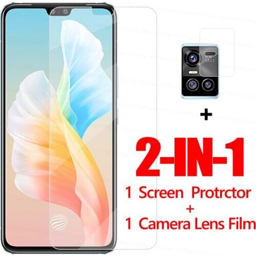 2IN1 Screen Protector For Vivo S10 Pro Clear Glass For Vivo S10 Pro Tempered Glass Ultra-Thin Protective Film For Vivo S10 Pro