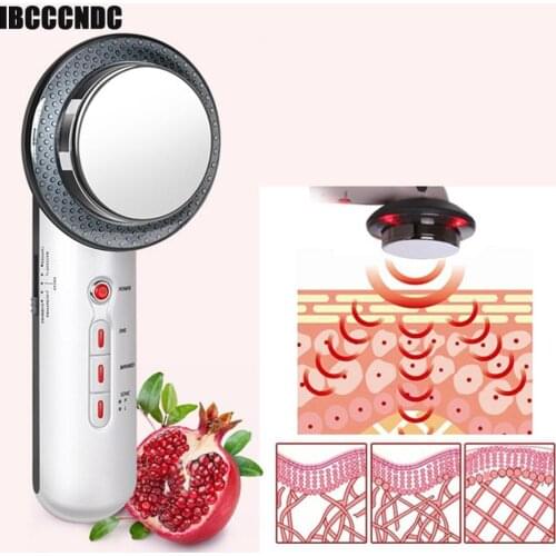 3In1 Ultrasound Cavitation EMS Body Slimming Massager Fat Burner Machine Galvanic Infrared Ultrasonic Weight Loss Facial Lifting