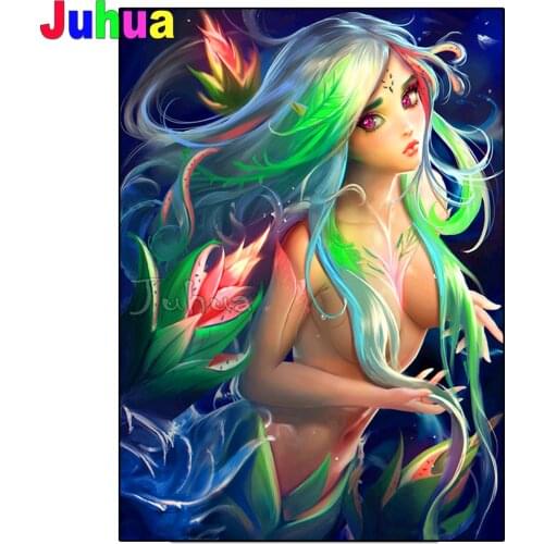 5D Diamond Painting Sexy Goddess DIY Round Square diamond picture rhinestone embroidery Woman 3d Cross Stitch Kits, Wall Sticker