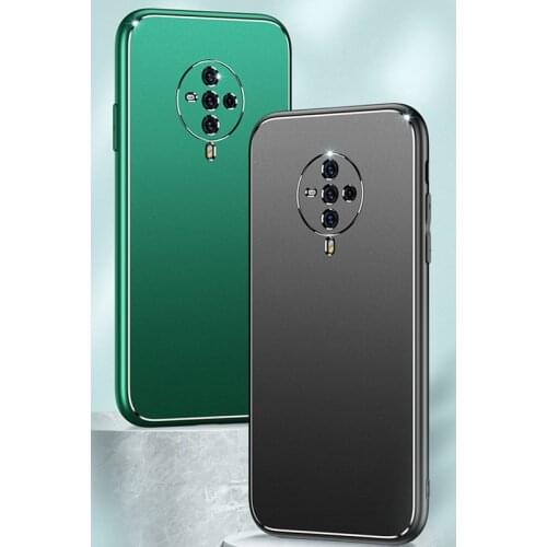 Case For Vivo Z6 S6 S5 Metal Frame Frosted Anti-fingerprint Ultra-thin Soft TPU Back Cover for vivo z6 Luxury Coque Shell Fundas