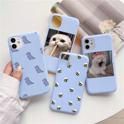 Case For Xiaomi Redmi Note 9 8 7 6 10 Pro 9S 10S 8T 5 9C Xiomi Mi Poco F3 X3 NFC 11 9 SE 9T A3 10 10T Lite TPU Animals Cat Cover