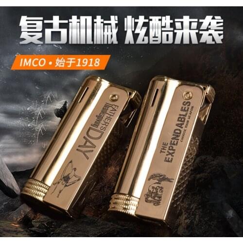 IMCO 6600Kerosene gasoline petroleum oil cigarette lighter retro windproof man gift (no box, carvingt 4-7 Day)