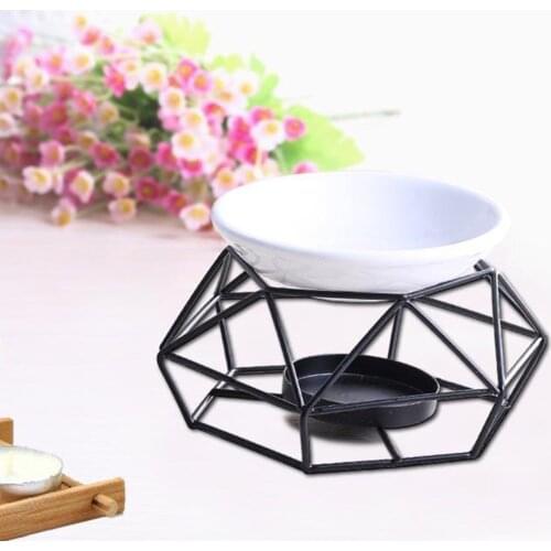 Metal Tea Light Candle Holder Wax Warmer Aromatherapy Essential Oil Burner