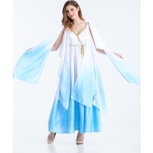 2017 New Arrival Halloween Costume Greek goddess Costume Sexy Women Cosplay Costume Fantasy Dress Wholesale Retail