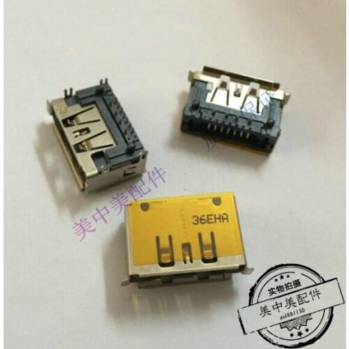 New eSATA female notebook connector interface 11 pin eSATA USB two in one