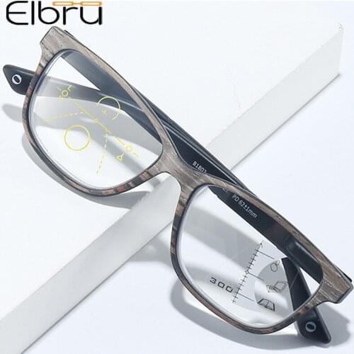 Elbru Reading Glasses Men Women Wooden Presbyopic Eyeglasses Fashion Glasses For Sight Diopters Oculos +1 +1.5 +2 +2.5 +3 +3.5