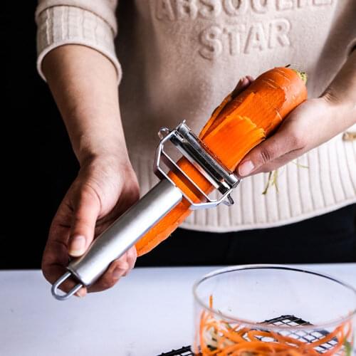 Stainless Steel Peeler Zester Potato Carrot Cucumber Vegetable Julienne Slicer Cutter Fruit Paring Knife Kitchen Gadgets Tools
