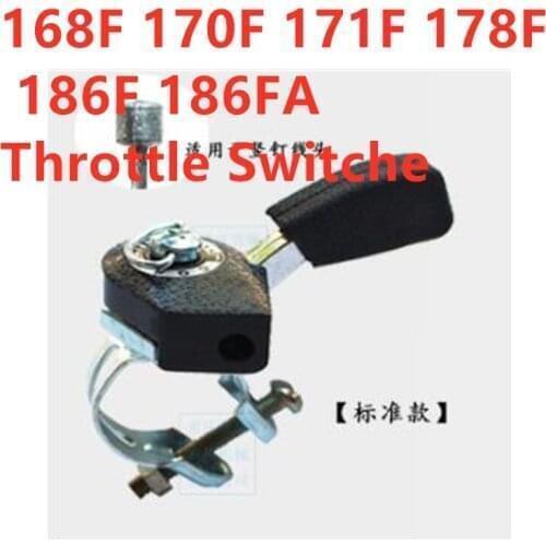 For Air-cooled diesel gasoline engine micro-tiller 170F 173F 178F 186FA 188F Throttle switch