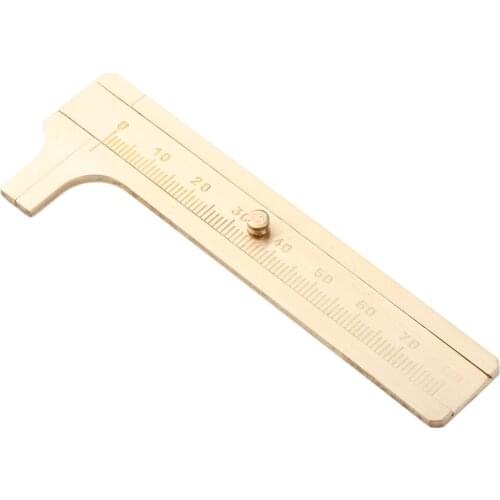 Portable Mini Sliding Gauge Bead Wire Jewelry Measuring Pocket Caliper Scale