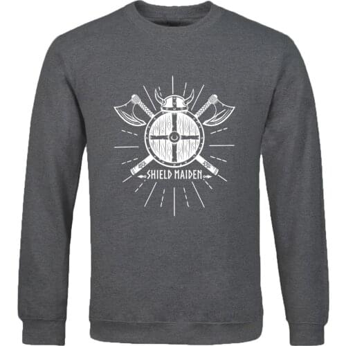 Fashion spring autumn pullovers Simple Vintage Printed Viking Streetwear Man warm Sweatshirts Funny Long Sleeve fleece tracksuit