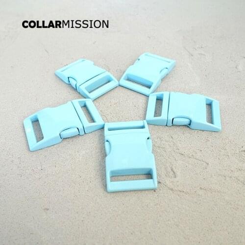 Retailing blue metal buckle quick side release for garment dog accessories 25mm sewing DIY dog collar accessory CCK25B