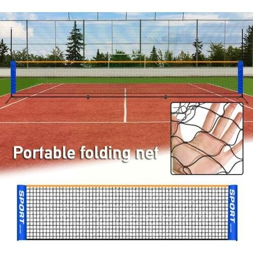 Standard Professional Tennis Training Net Badminton Net Independent Net Ball Exercise Net Mesh Outdoor Volleyball J3R5