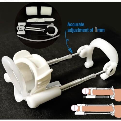 Penis Extender Male Dick Enlargement Edge Stretcher Pump Strap Extension Penis Enlarger Medical Sex Toys for Men Pro Tension