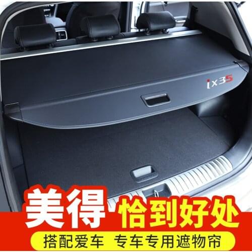 Retractable Trunk Shelf Shade Curtain Security Cargo Cover 1 Pcs For Hyundai IX25 2016-2018 Interior