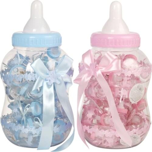 High quality creative small piggy bank bottle set candy box baby brithday big bottle candy box gift box packaging for chocolates