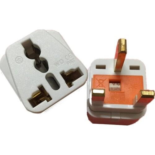 High Quality Universal Travel Adapter AU US EU to UK Adapter Converter,3 Pin AC Power Plug Adaptor Connector