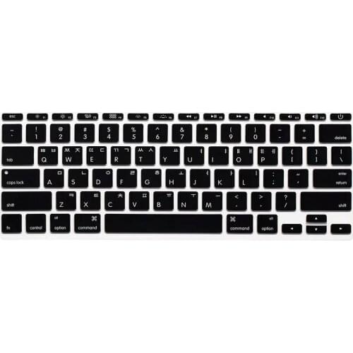 Korean Keyboard Cover Protector for MacBook Air 11" 11.6 Inch Korea Language Keyboard Cover Silicone Skin for Mac A1370 A1465
