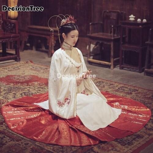 2021 chinese traditional costume women ancient hanfu cosplay lady elegant stage costume oriental dance wear performance costume