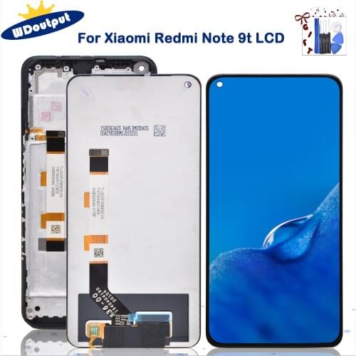 100% tested Original 6.53" LCD Display for Xiaomi Redmi Note 9T 5G LCD touch screen digitizer assembly for Redmi Note 9T LCD