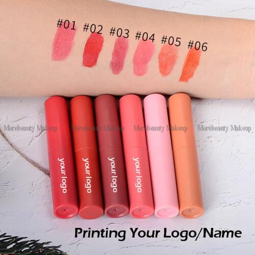 50pcs Custom Logo Waterproof Matte Liquid Lipstick Lip Tint Matte Lip Gloss Cosmetic Long Lasting Lipgloss Wholesale Lip Glazz