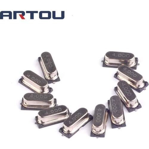 20PCS 4.000MHZ 4.000M 4.000 4MHZ SMD HC-49 SMD Passive Crystal