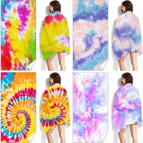 Anime Paisley Rainbow Large Beach Towels 200 Cm Sand Free Quick Dry Beach Towels Swimming Fitness Yoga Bath Towels for Woman
