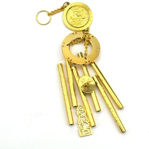 Feng Shui 6 Rod Mystic Knot with Mantra Windchime Windbell Home Decoration Fashion Gift 1400018