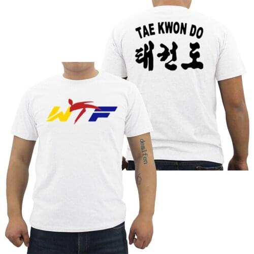 Taekwondo Federation Print T Shirt Men Casual O-neck Short Sleeve T-shirt Male Summer Fitness Streetwear Tees