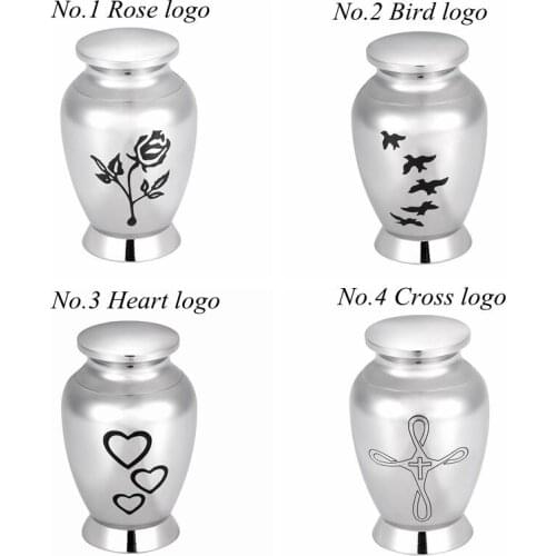 Custom Logo Engraving Jewellery- Pet/Human Funeral Urns Keepsake Cremation Jar Memorial Cremains Ash Locket Casket 73mm * 45mm